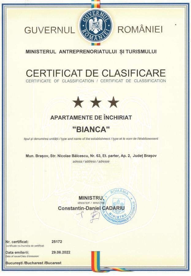 Apartment Bianca Брашов Екстериор снимка